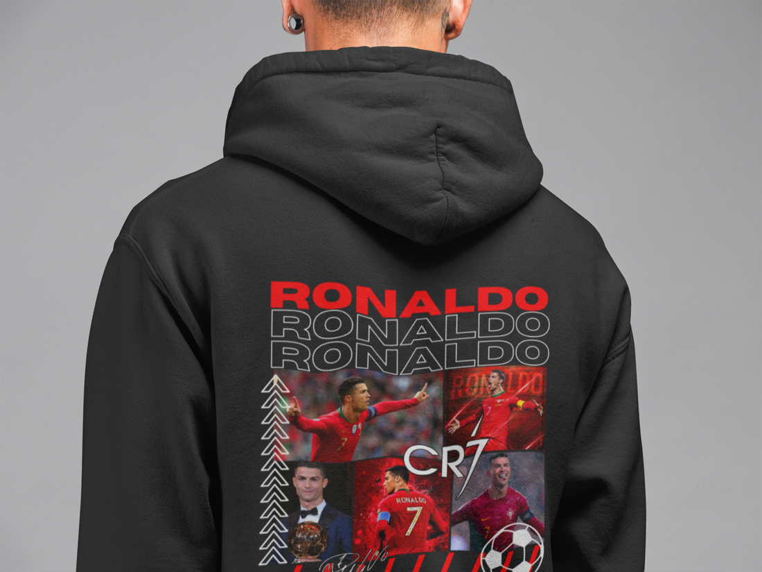 The Pride of Portugal CR7 Football Icon - Unisex Hoodie by RanggRiwaaz