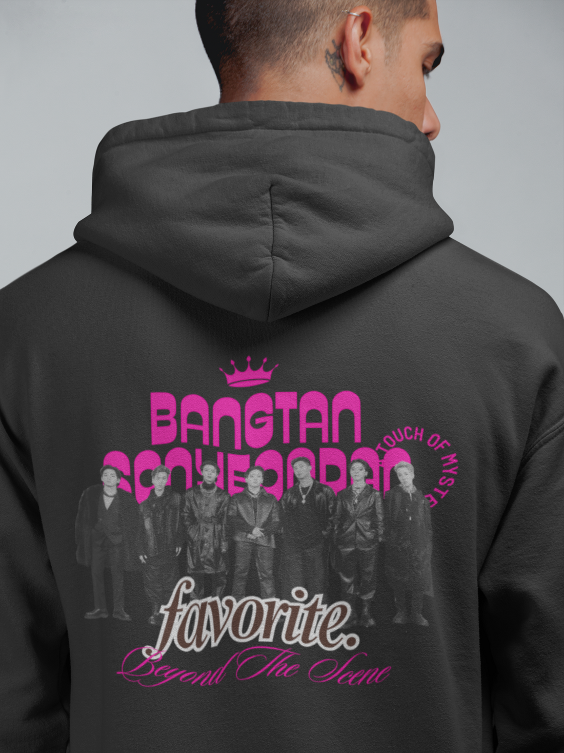 Bangtan Sonyeondan Group Hoodie | Beyond The Scene BTS Merch | K-POP Unisex Pullover Hoodie by RanggRiwaaz