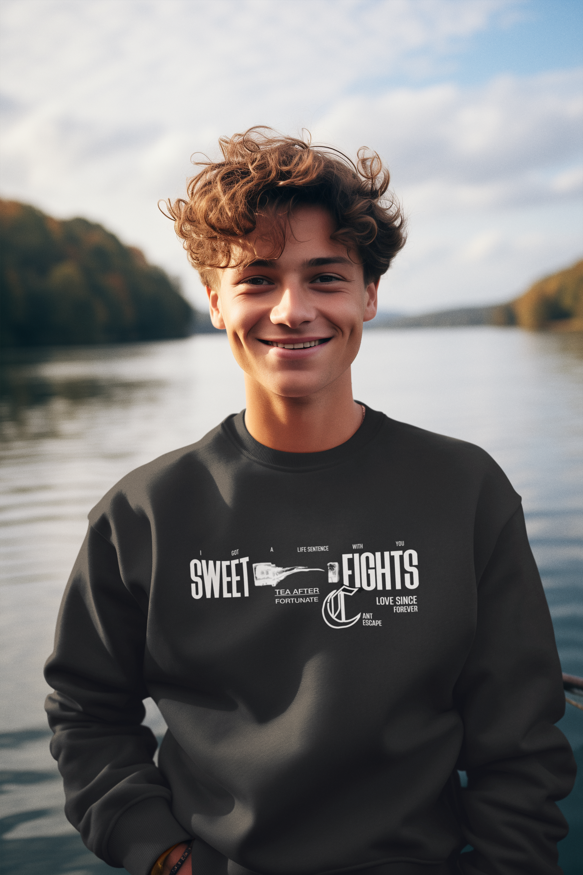 Our "Sweet Fights" - Funny Anniversary Sweatshirt Gift for Husband & Wife by RanggRiwaaz