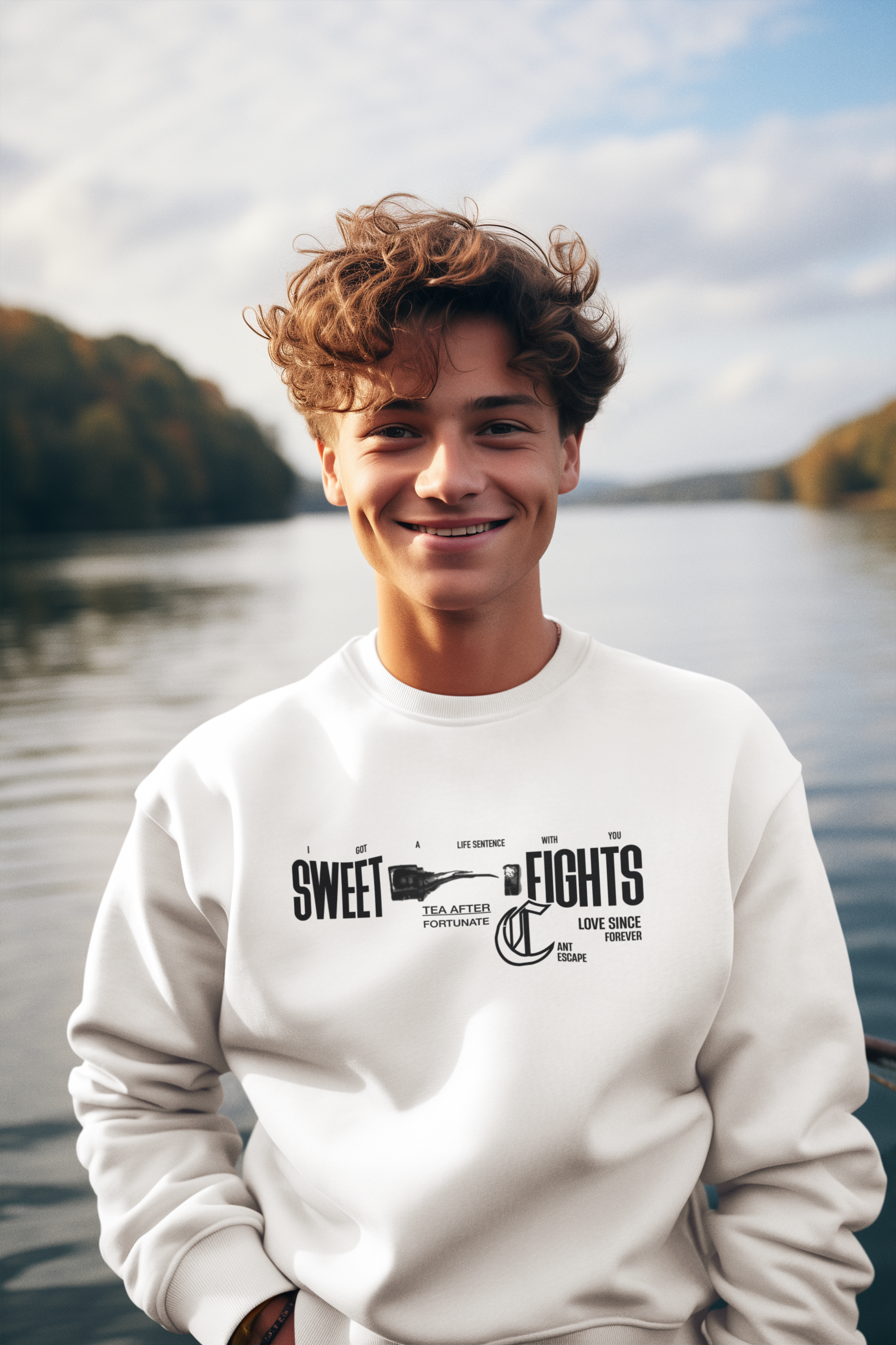 Our "Sweet Fights" - Funny Anniversary Sweatshirt Gift for Husband & Wife by RanggRiwaaz