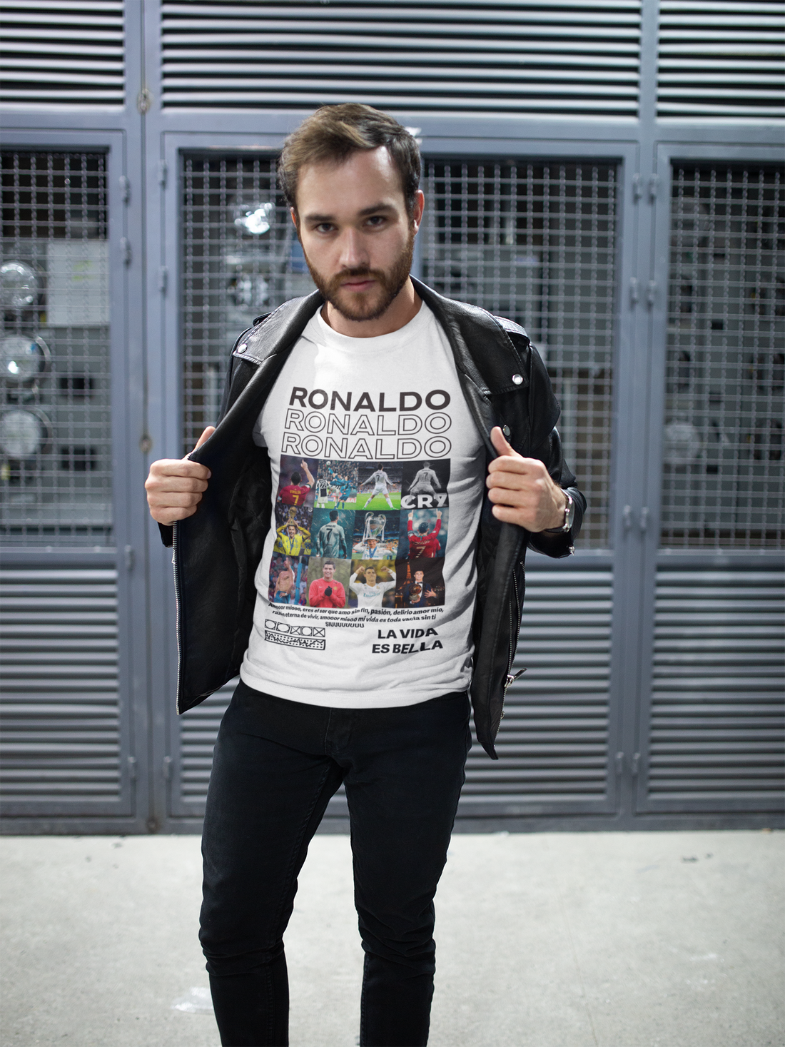 Iconic CR7 Moments & Kits Graphic T-Shirt | Legendary Football Player - Unisex Classic Crew T-Shirt by RanggRiwaaz