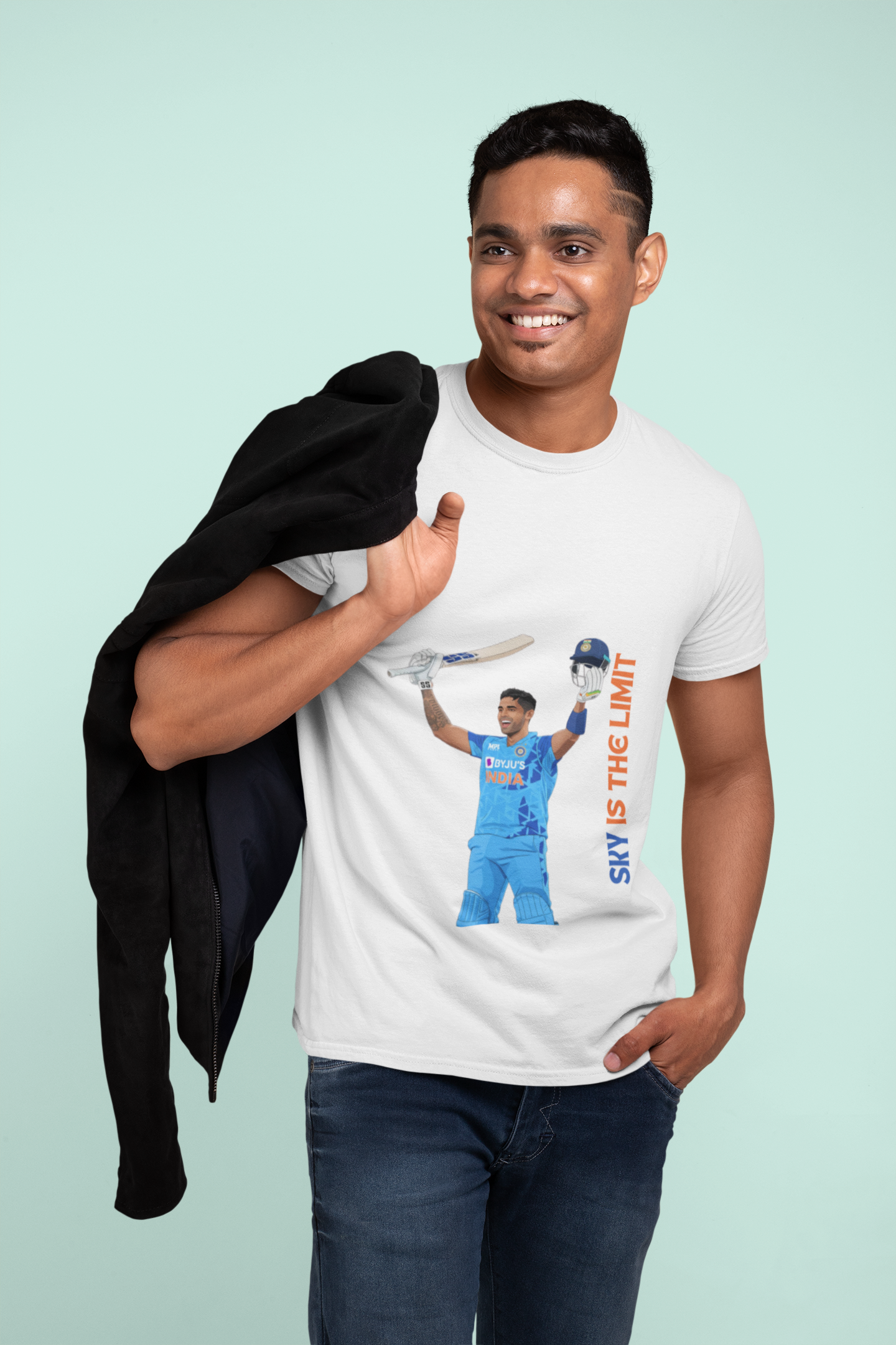 Sky is The Limit WC Special Tee | Suryakumar Yadav | Unisex T-Shirt by RanggRiwaaz