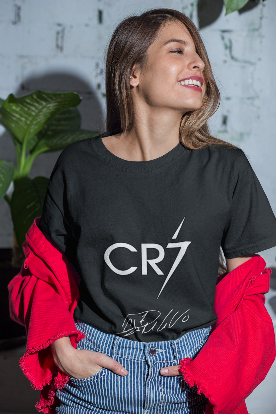 The GOAT Collection: CR7 Signature Edition - Unisex Classic Crew T-Shirt by RanggRiwaaz