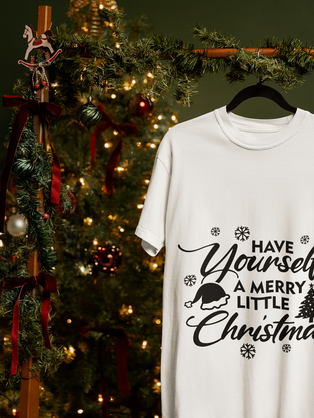 "Have Yourself a Merry Little Christmas" - Family T-shirt for Christmas Eve/Christmas Celebration by RanggRiwaaz